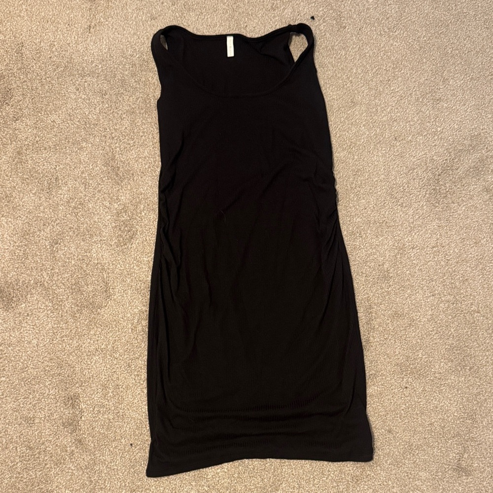 Pinkblush Black Ribbed Top